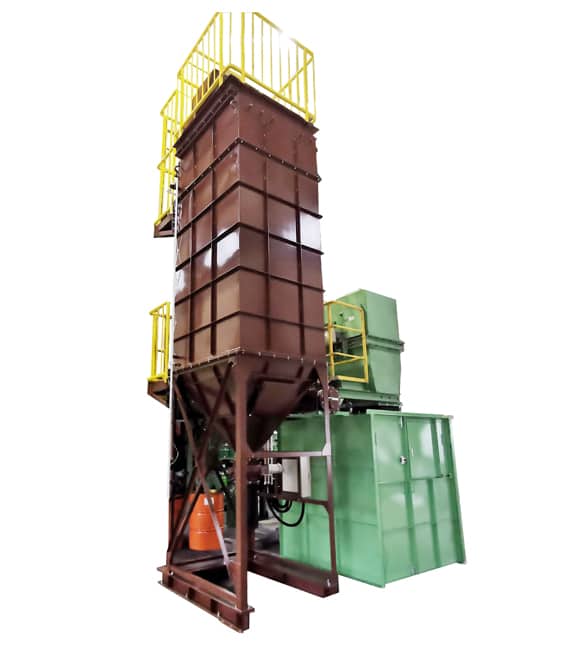 Conveyor outlet dust collection